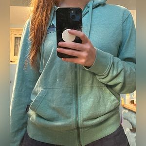 Blue women’s PATAGONIA zip up hoodie